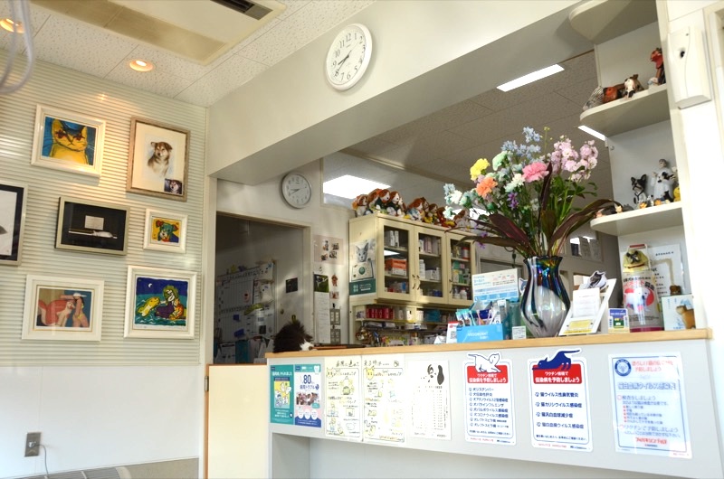 受付カウンター